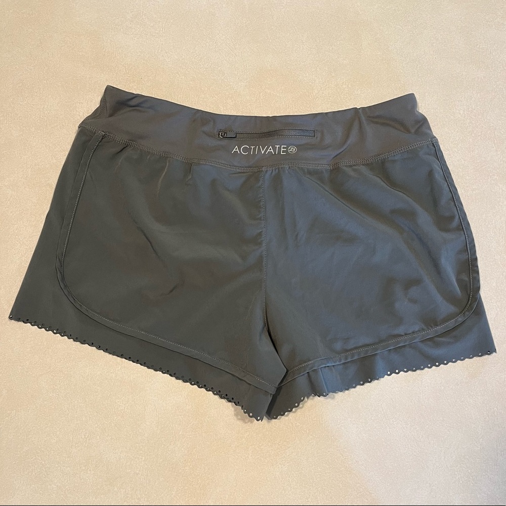 Lj Lauren James Solid Grey Activate Scalloped Edg… - image 3